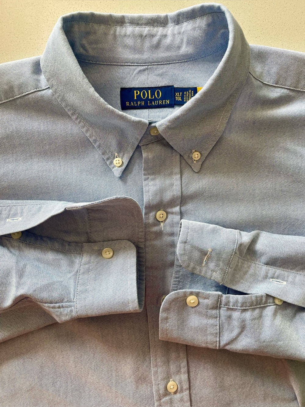 Polo Ralph Lauren - all cotton Oxford shirt Size XLT